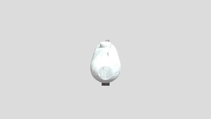 low poly gas tank 3D Model