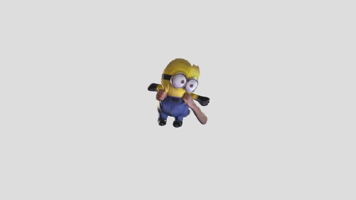 Minion dancing from hand. 3D Model