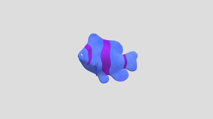 Fish Blue 3D Model