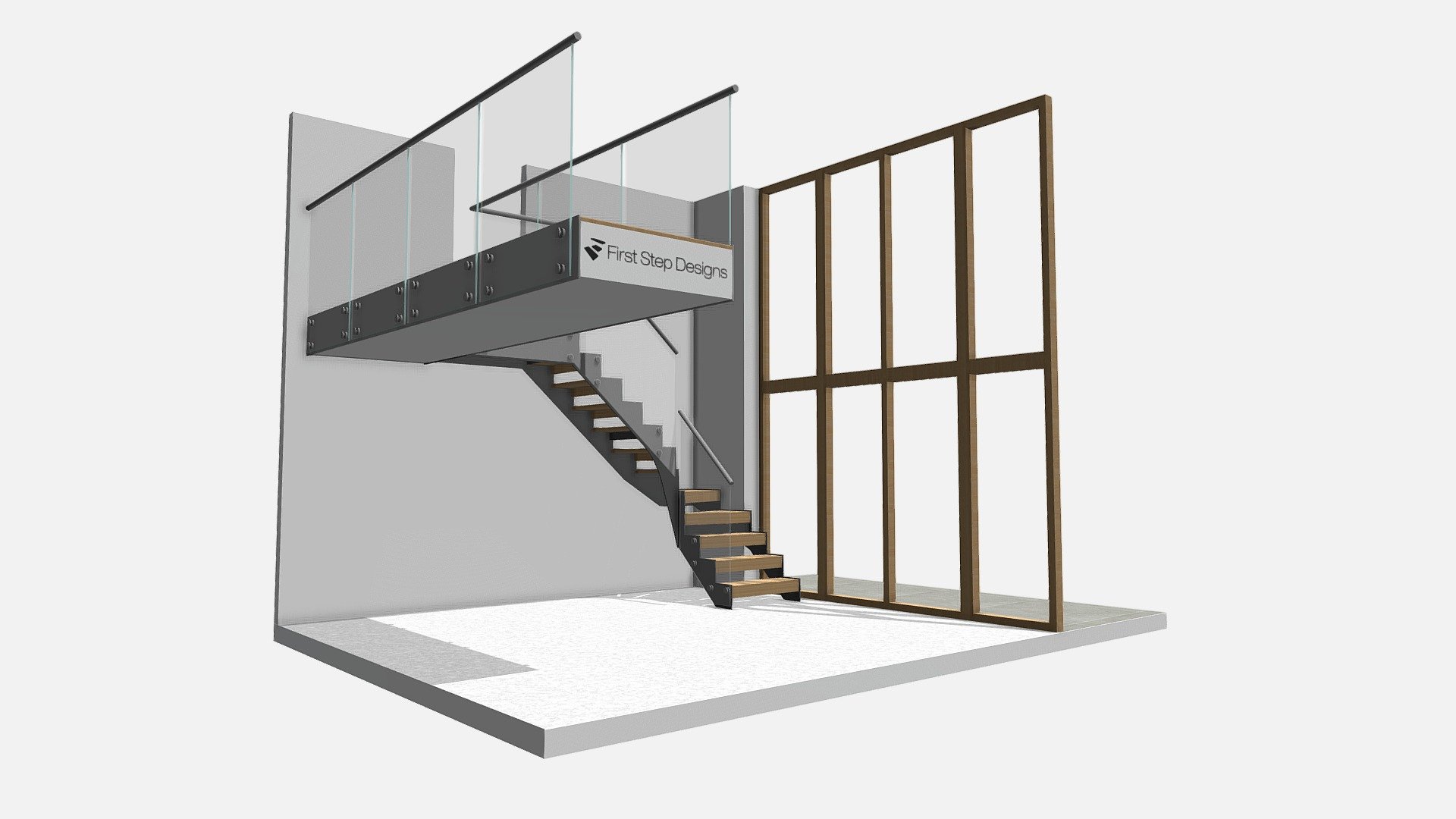 White 3D design updated