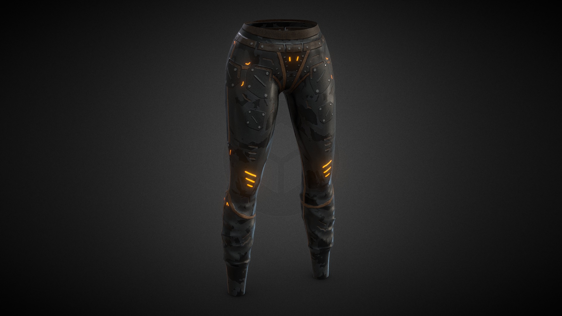 3D model High Quality SCIFI Pants - This is a 3D model of the High Quality SCIFI Pants. The 3D model is about a robot with a light saber.