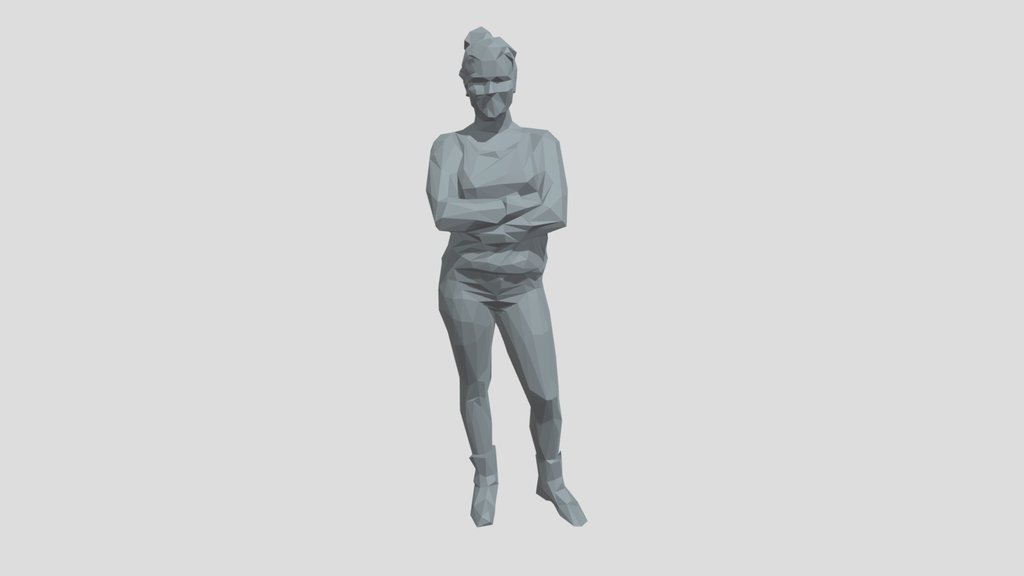 Lowpoly Female Standing