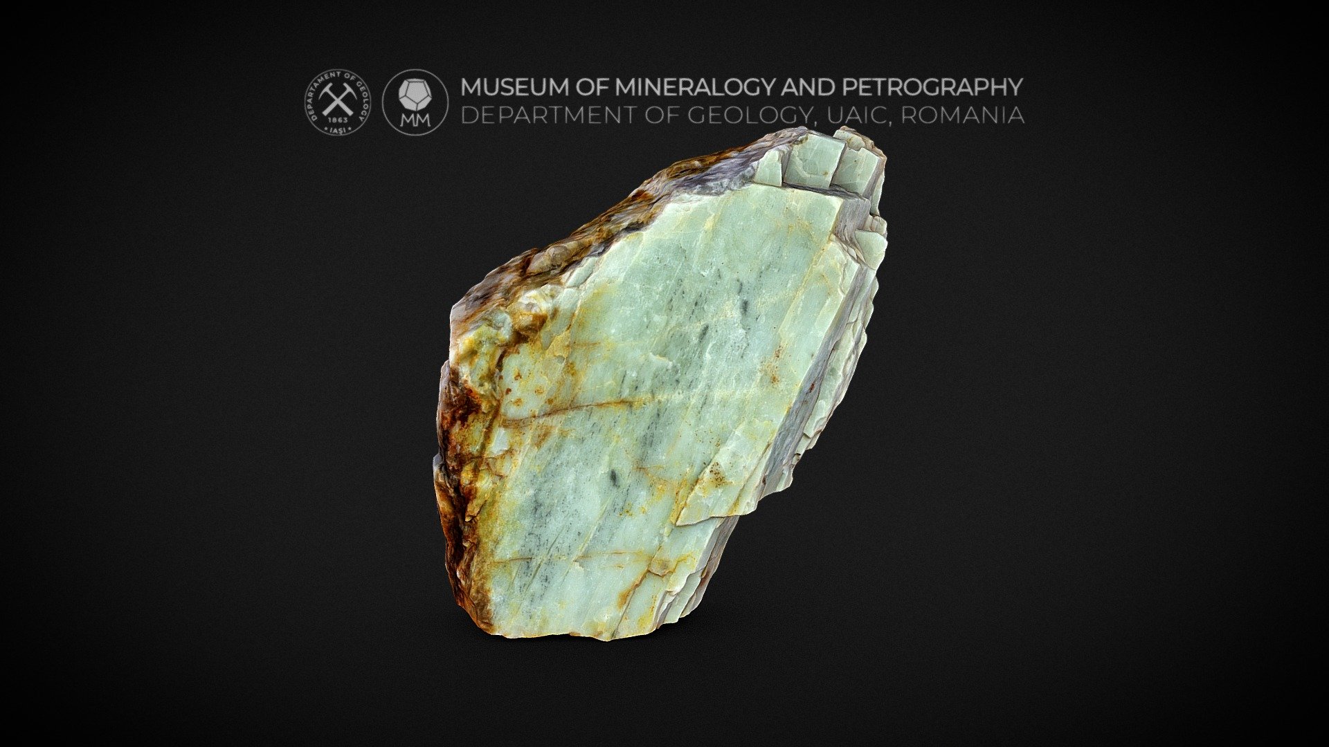 Light-green Spodumene - 3D model by Museum of Mineralogy and ...