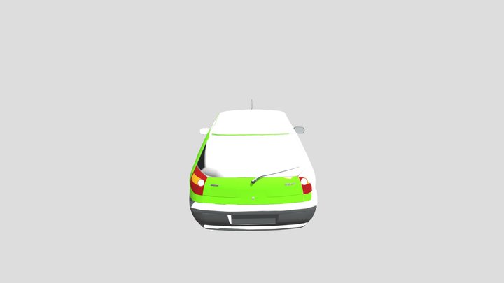 Fiat Palio 1997 3D Model