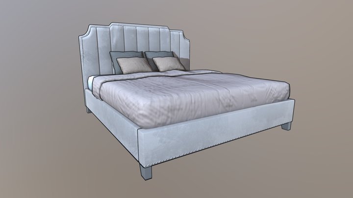 Toon_bed 3D Model