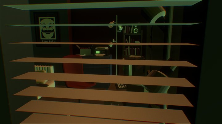 Elliot's room 3D Model