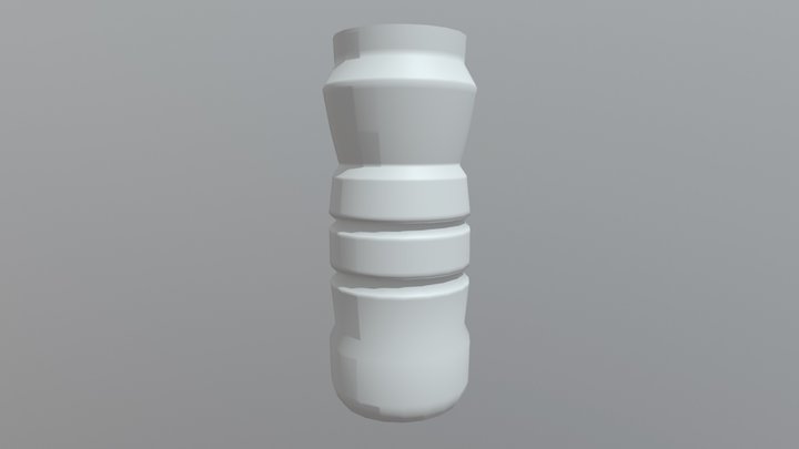 Glass Bottle 3D Model