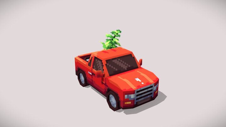 Gardener's car 3D Model