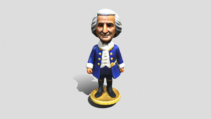 George Washington Bobblehead 3D Model