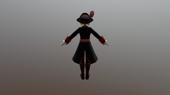 Pirate-girl-free-download 3D Model