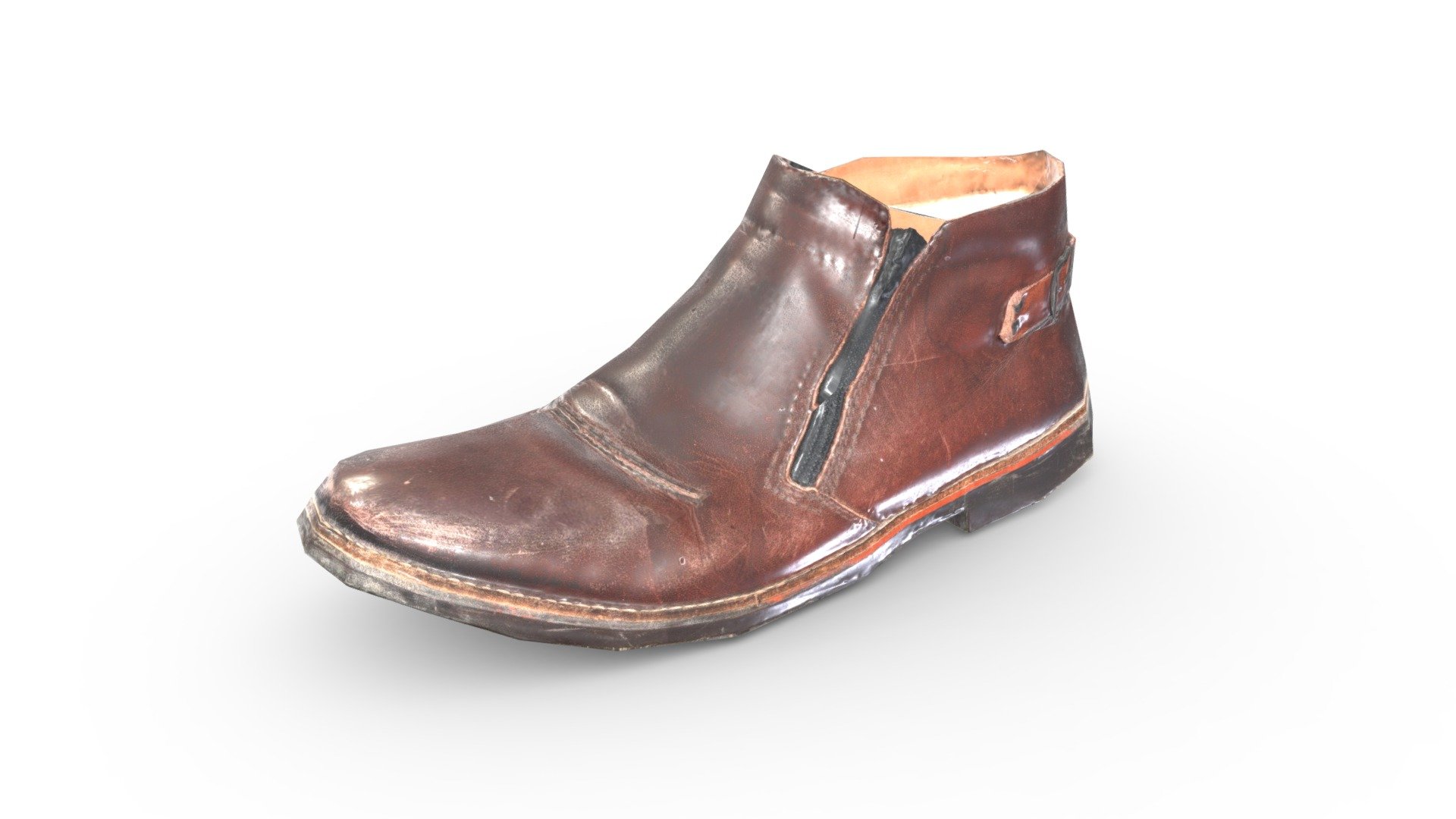 Worn Rieker Leather Shoe