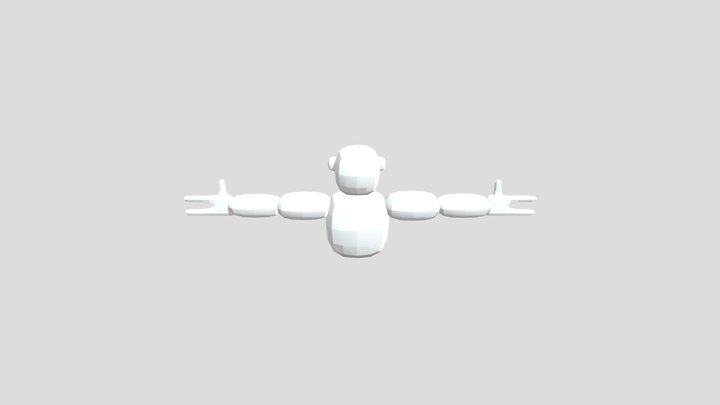 basic gtag base player 3D Model