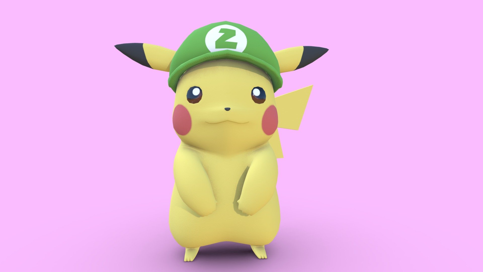 Pikachu (Pokemon) - 3D model by ChelsCCT (ChelseyCreatesThings) on
