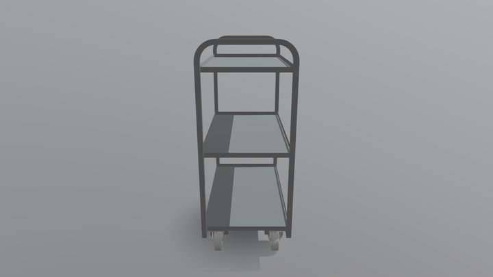 simple trolley 3D Model