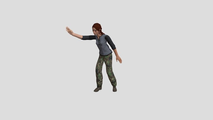 Hip Hop Dancing 3D Model
