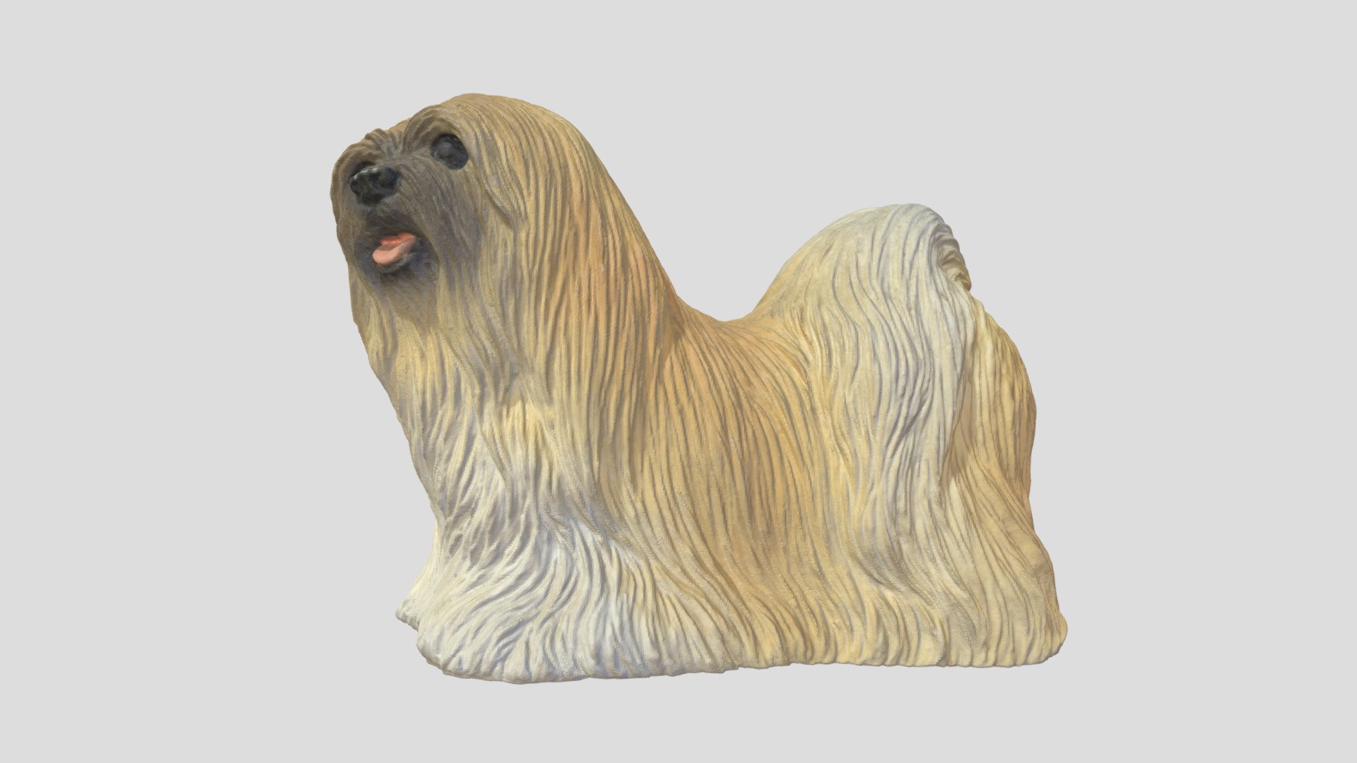 Lhasa Apso Dog Statuette