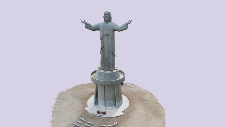 Cristo del Pacifico 3D Model