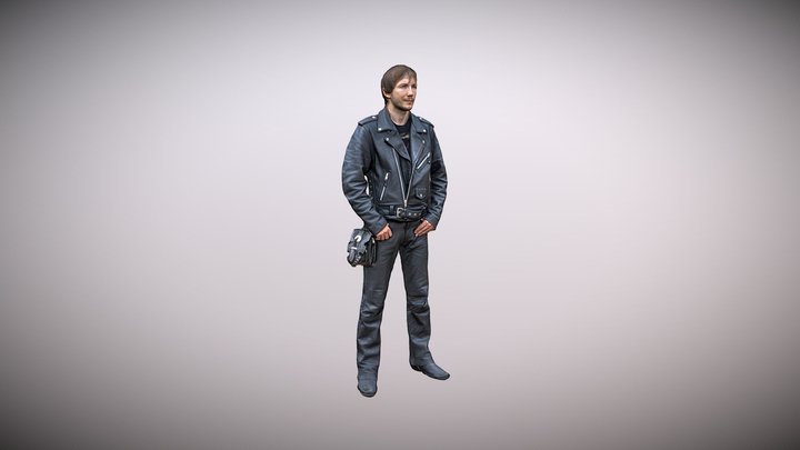3d scanned man 3D Model