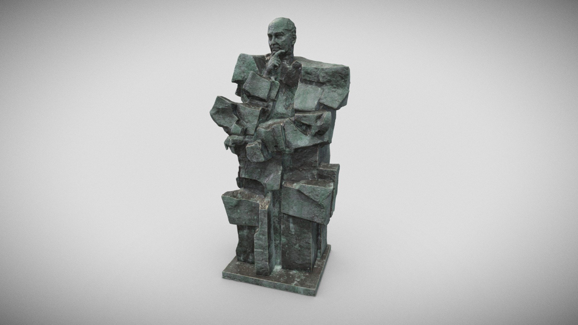 Estatua de Largo Caballero (1985), J. Noja