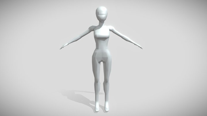 Female Base Model 3D Model