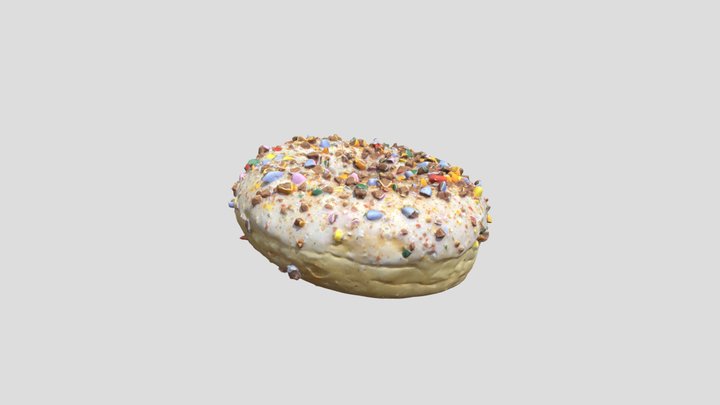 Scanned Donut 3D Model