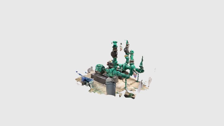 Pump Room 3D Model