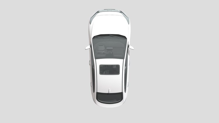 Hyundai Ioniq Electric 2020 Low 3D Model