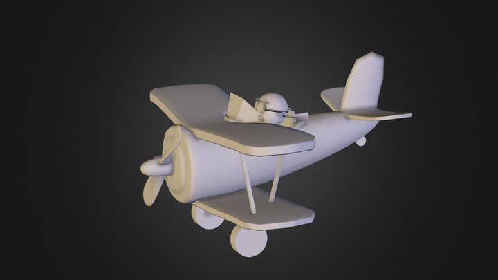 Avião game 3D Model