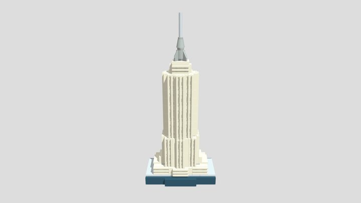 New York Style Building Micro City 3D Model