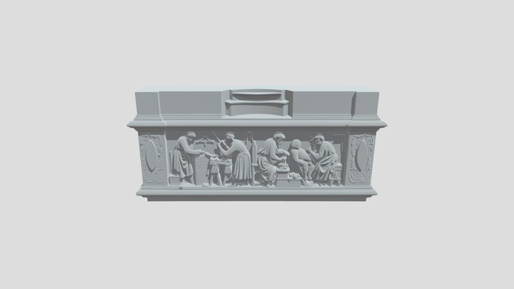 Nanni di Banco, quattro scultori all'opera 3D Model