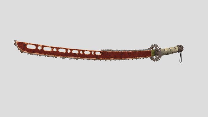 Chainsaw sword 3D Model