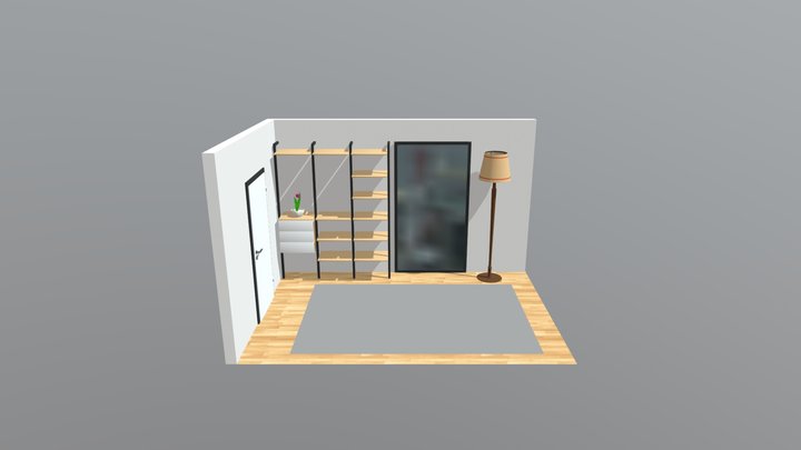 01 - Garderoba Export 3D Model
