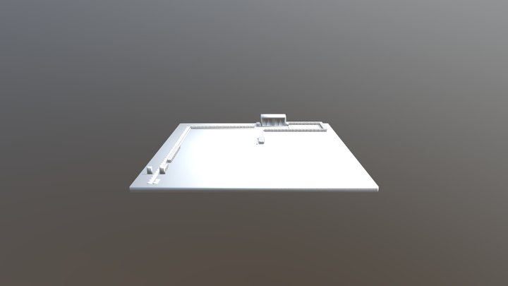 Base Split 2 Lowerpoly 3D Model