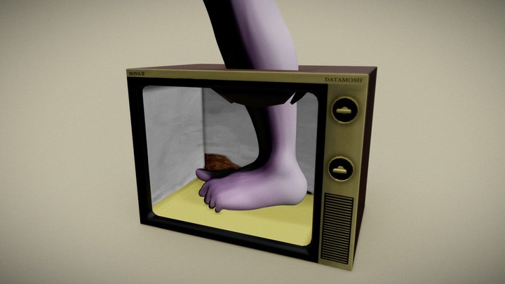 Terry Gilliam Foot (Monty Python fanart) 3D Model