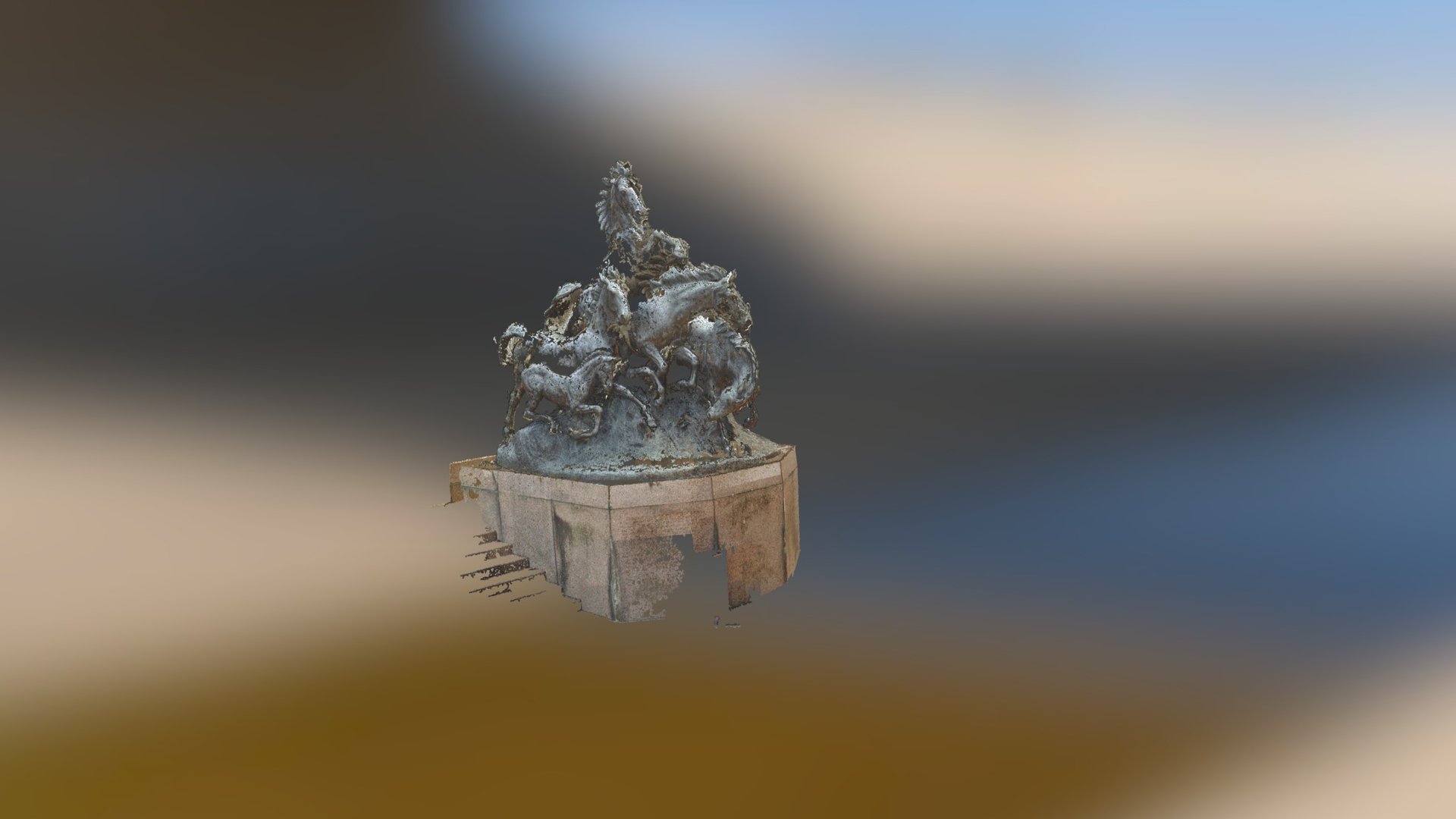 Mustang Statue