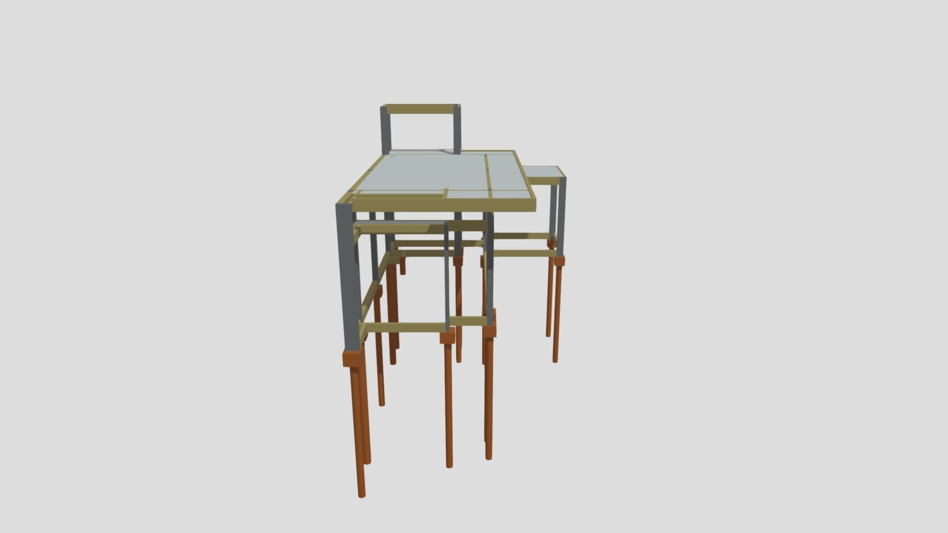 MODELO 3D - ESTRUTURAL - JHONATAS