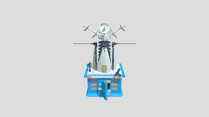 Deep Space Monitoring Station 3D Model
