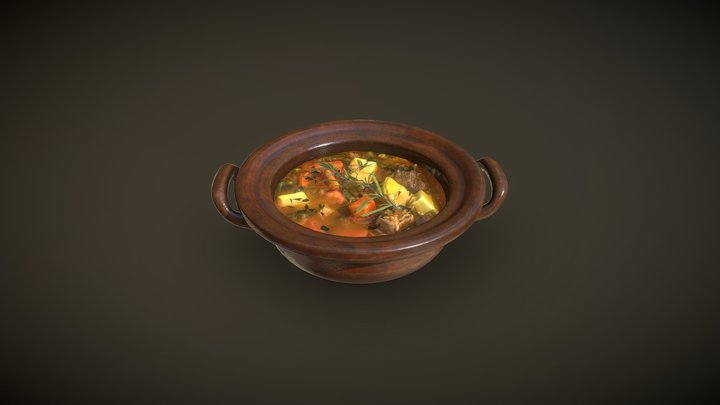 Bison Stew 3D Model