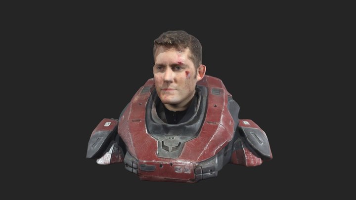 HALO Reach Commander 3D Model