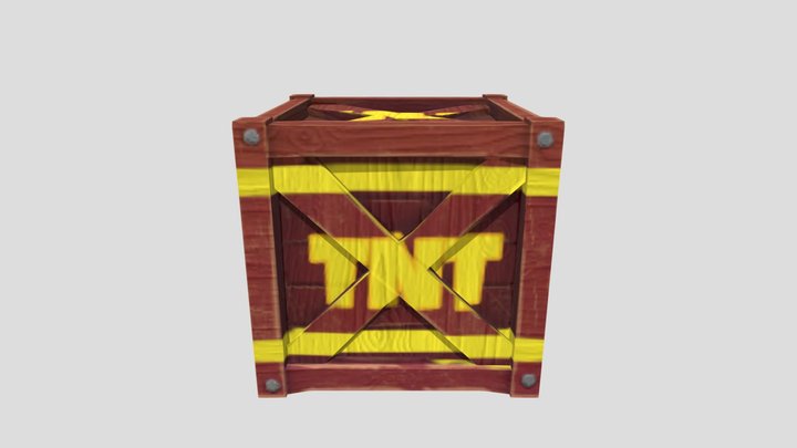 CajaCrashTNT 3D Model