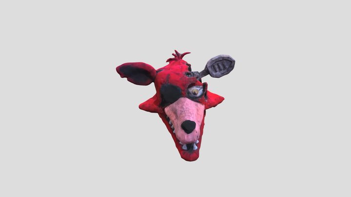 Withered Foxy Cosplay Helmet