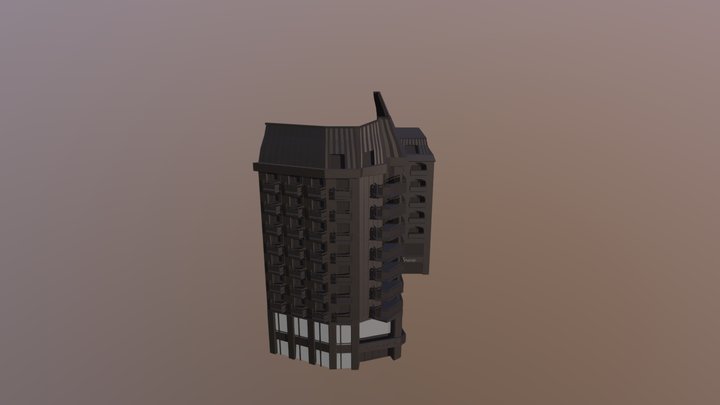 <<Comedia>> Building, Romarta Complex Bucharest 3D Model