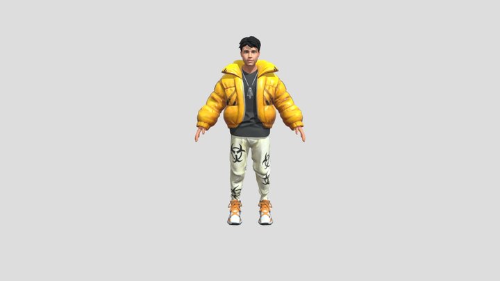 Zenon ready to head to the club 3D Model