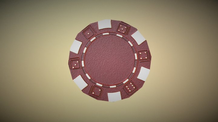 Poker Chip 3D Model