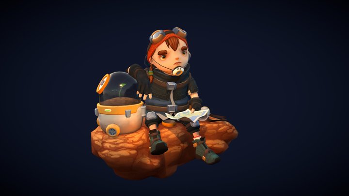 On a Quest 3D Model