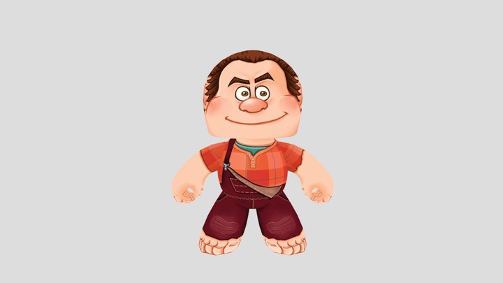 Mighty mugg_Ralph (wreck it ralph) 3D Model