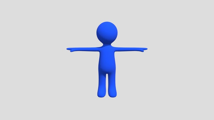 Stickman 3D Model