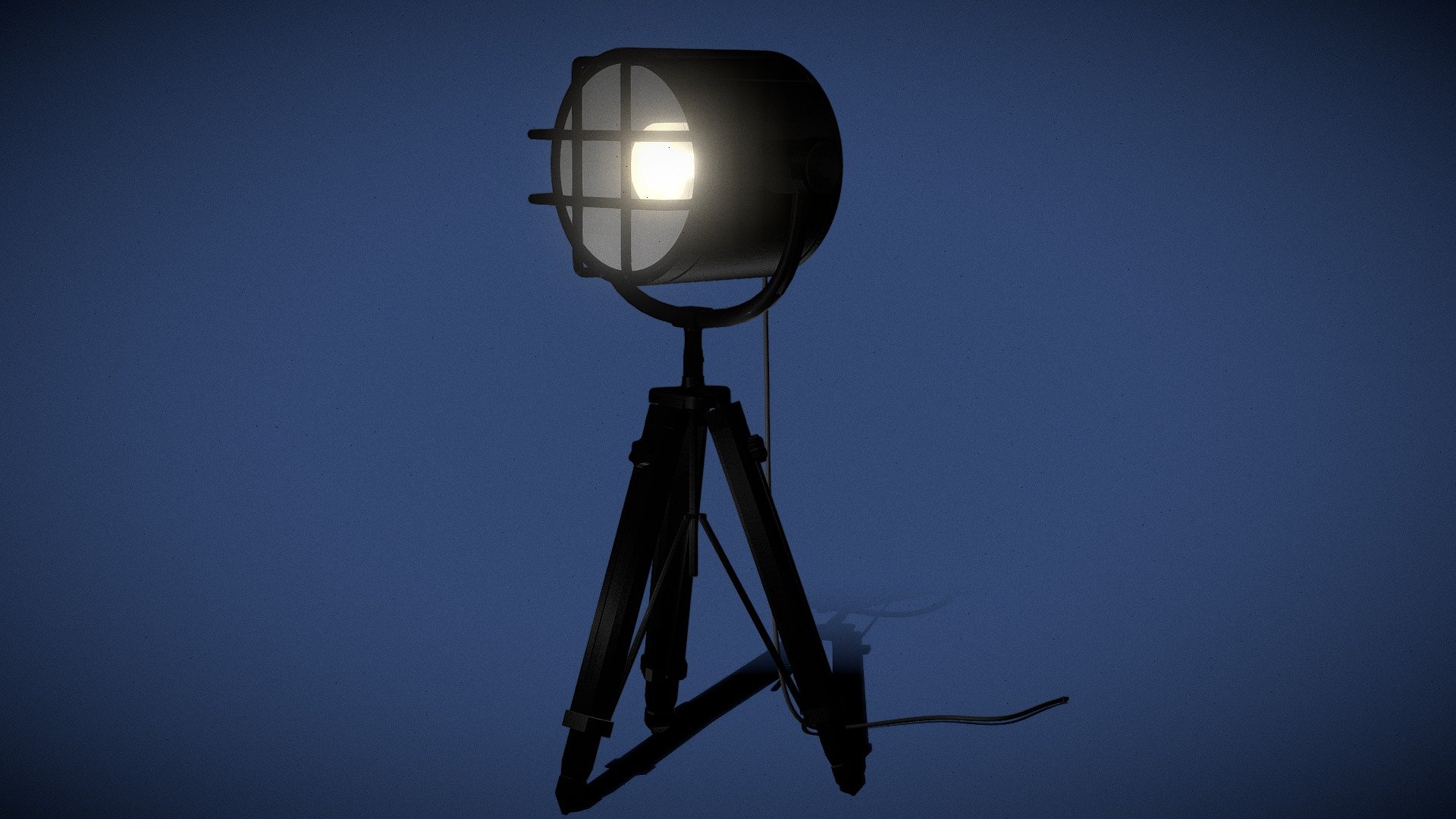 industrial edison floor lamp - Buy Royalty Free 3D model by ElQuEtZaL ...