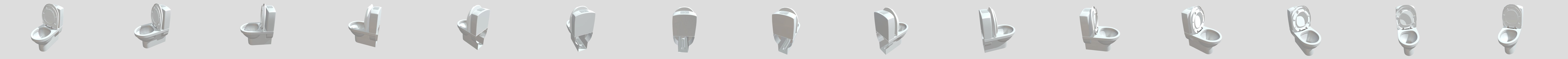 Toilet 3D Model