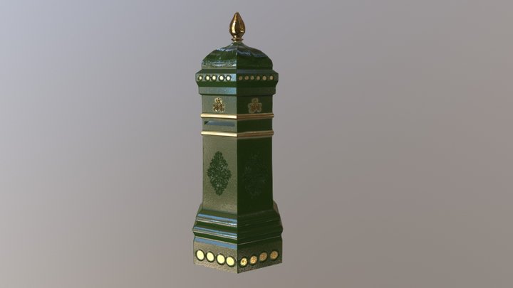Victorian Mailbox 3D Model